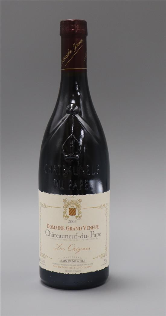 Six bottles of Domaine Grand Veneur Chateauneuf-du-Pape Les Origines 2005